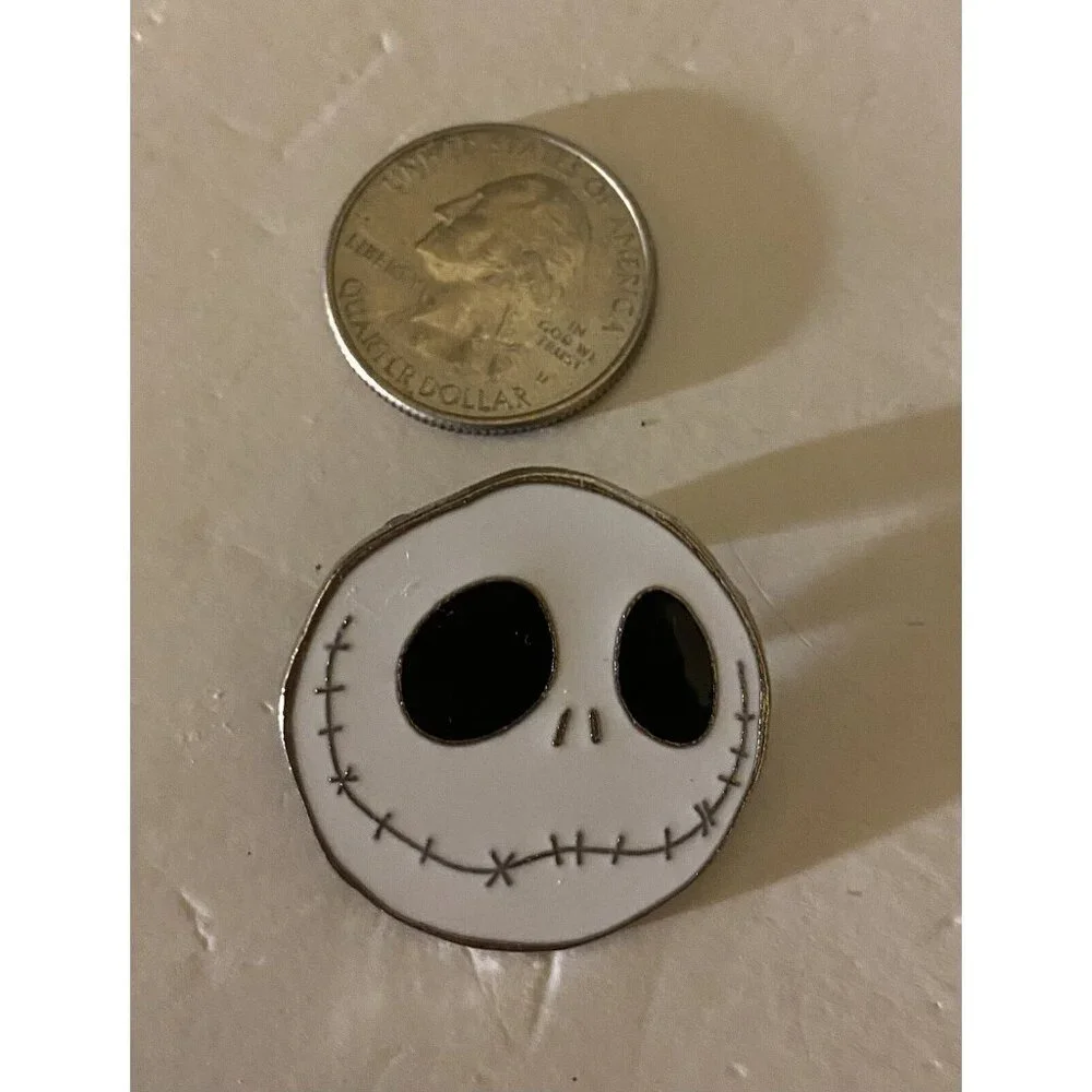 Disney Trading Pin Hidden Mickey Jack Skellington Lapel Hat No Card